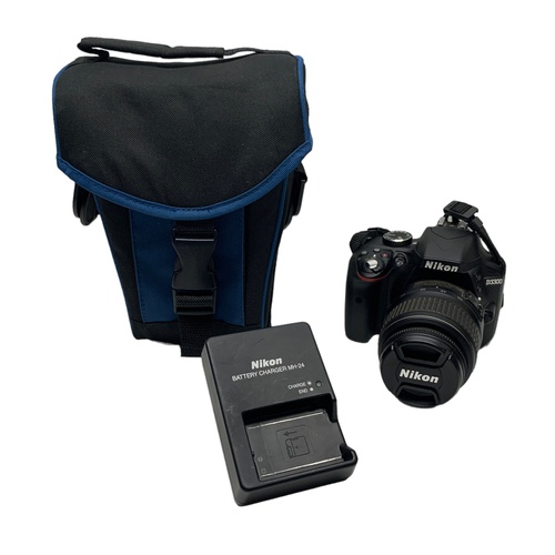 Cámara Réflex NIKON D3300 18-55 mm SD Con O