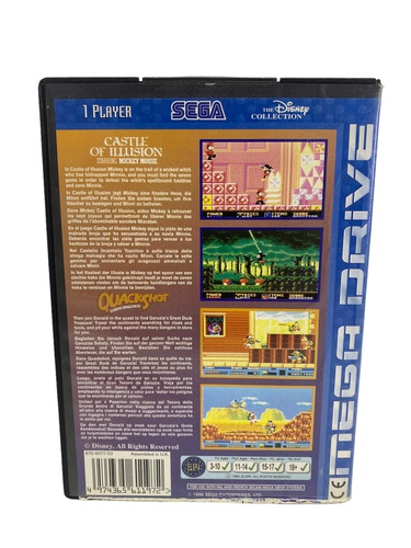Videojuego SEGA MEGA DRIVE CASTLE OF ILLUSI