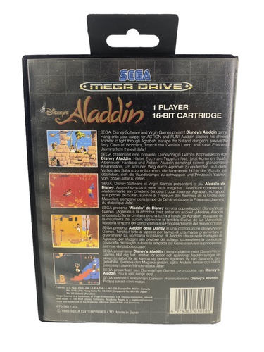 Videojuego SEGA MEGA DRIVE ALADDIN
