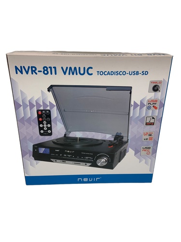 Giradiscos HIFI NEVIR NVR-811VMUC USB 33/45