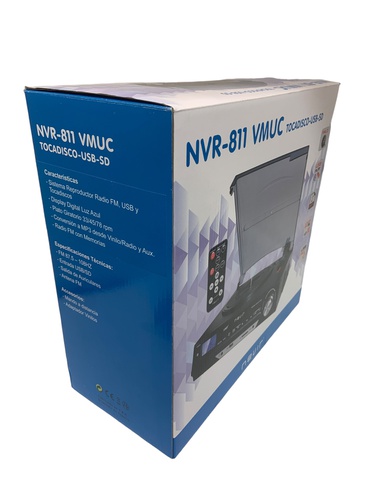 Giradiscos HIFI NEVIR NVR-811VMUC USB 33/45