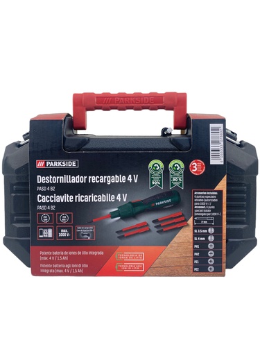 DESTORNILLADOR RECARGABLE 4V PARKSIDE
