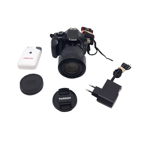 Cámara Réflex CANON EOS 1100D 12.1 SD Con O