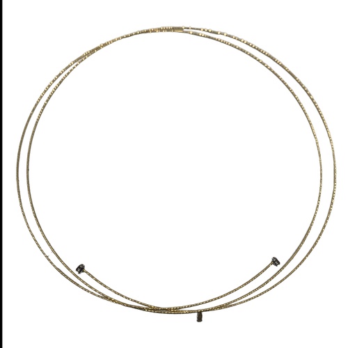 Cadena Oro longitud 30cm . 2 piedras