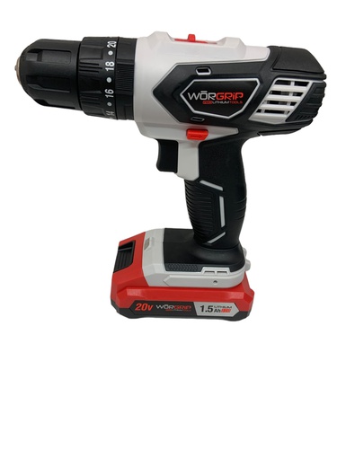 Taladro Batería WORGRIP 20 V 1.5Ah 2 Baterí
