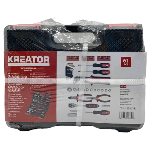 KIT HERRAMIENTAS KREATOR 61PCS