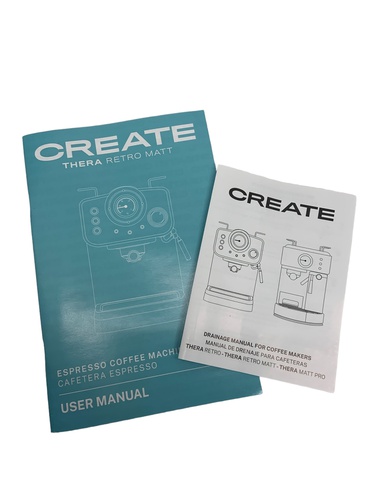 Cafetera Expreso CREATE THERA RETRO 20 bar