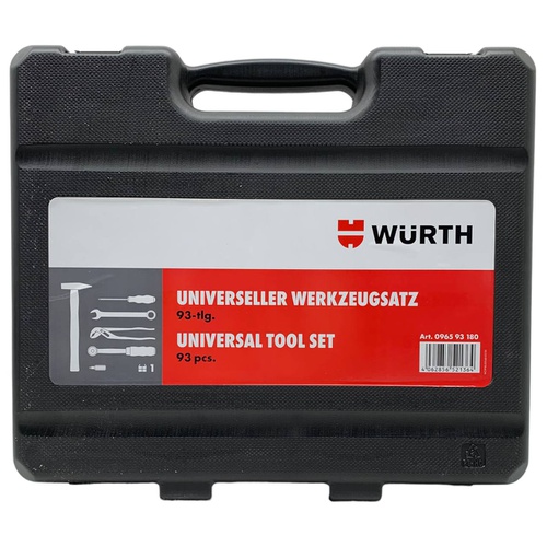 MALETÍN HERRAMIENTAS 93PCS. WURTH ART.0965 