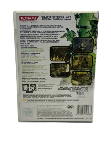 Videojuego SONY PS2 METAL GEAR SOLID 3 SNAK