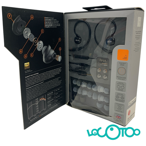 Auricular HIFI RHA T20I BLACK