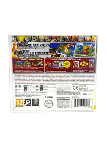 Videojuego NINTENDO 3DS SUPER SMASH BROS 3D