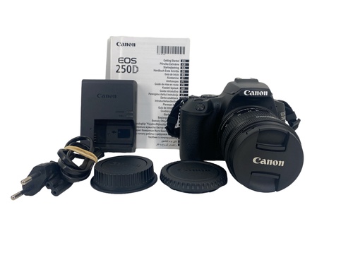 CANON EOS 250D + OBJETIVO CANON EF-S 18-55 