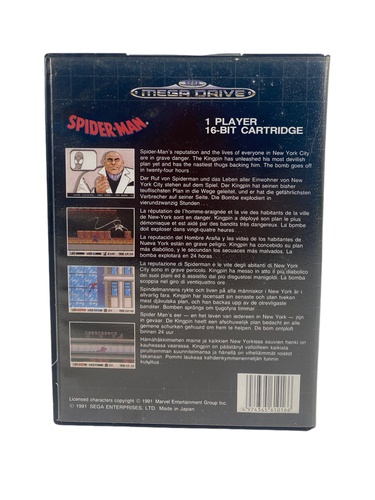 Videojuego SEGA MEGA DRIVE SPIDER-MAN Megad