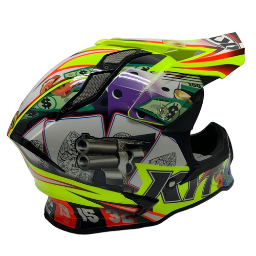 Casco Protección KYT EAGLE TRICARBOCO