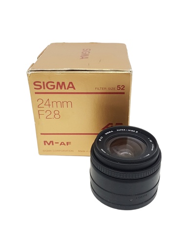 Objetivo SIGMA SUPER-WIDE II 1:2.8 F=24MM M