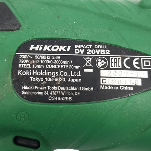 Taladro Eléctrico HIKOKI DV 20VB2 Percutor 