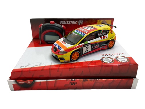Coche Slot SCALEXTRIC SEAT LEON TDI GABRIEL