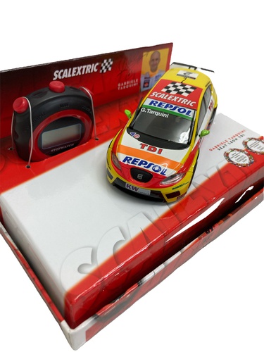 Coche Slot SCALEXTRIC SEAT LEON TDI GABRIEL