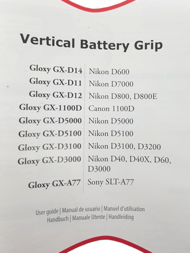 Varios Videocámara GLOXY VERTICAL BATERRY G