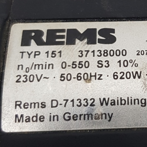 Varios Herramienta Fontanería REMS TYP 151