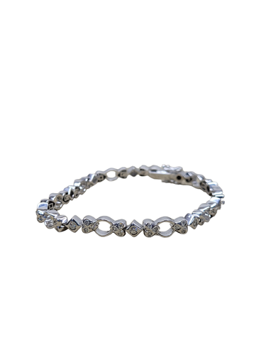 Pulsera Oro blanco 18K con diamantes