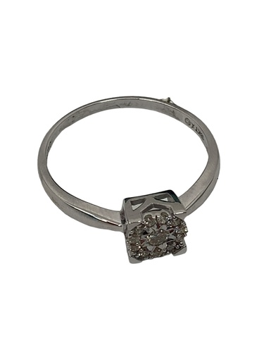 Anillo Oro ANILLO ORO BLANCO CON BRILLANTE