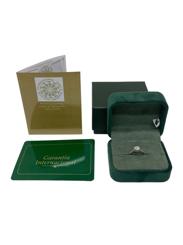 Anillo Oro ANILLO ORO BLANCO CON BRILLANTE