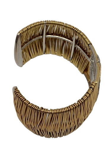 Pulsera Oro BRAZALETE ORO C/DIAMANTES 16 cm