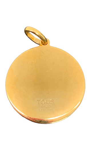 Colgante Plata TOUS MEDALLA PLATA VERMELL