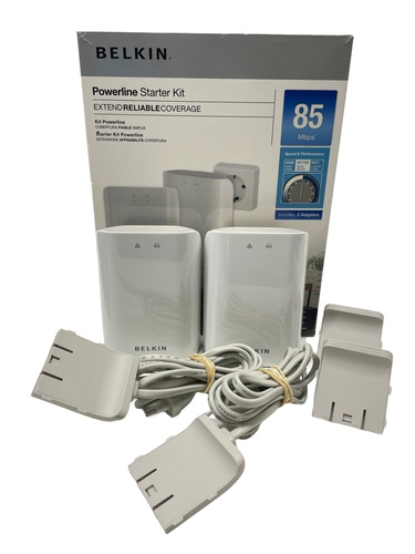 PLC Red BELKIN POWERLINE SARTER KIT 85MB Et