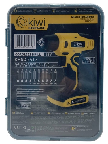 TALADRO BATERÍA KIWI KHSD7517