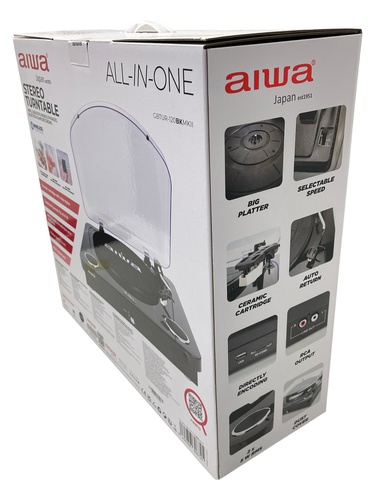 GIRADISCOS HIFI AIWA GBTUR-120BK/TA2 USB 33