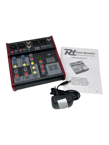 Mesa Dj PD PDM-X401 USB 2 Canales 2 Salidas