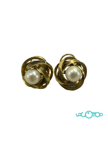 Pendientes Oro Cierre Omega