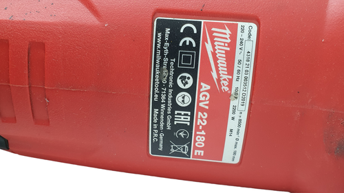 Amoladora Eléctrica MILWAUKEE AGV 22-180 E 