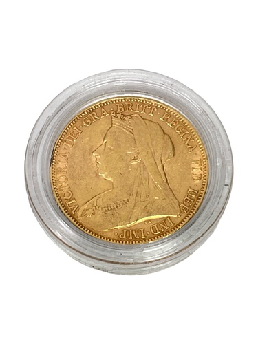 MONEDA ORO Soberano de Oro 1899 - Victoria 