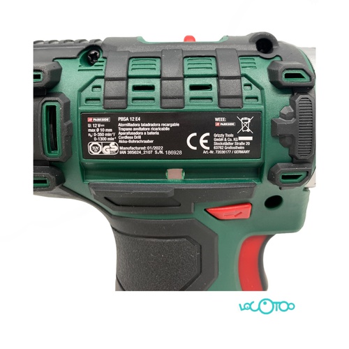 Taladro Batería PARKSIDE PBSA 12 E4 12 V Re