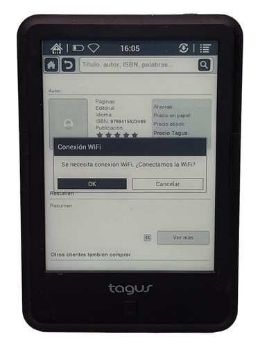 Libro Electrónico TAGUS LUX 2016 WIFI Tarje
