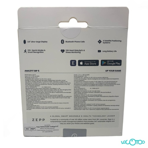 Smartwatch AMAZFIT BIP 5 1,9 '' GPS Android