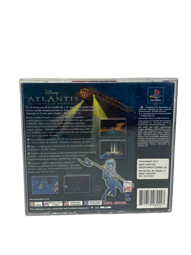 Videojuego SONY PS1 ATLANTIS EL IMPERIO PER