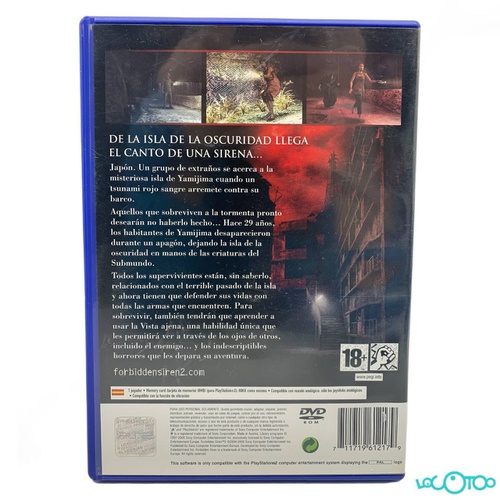 Videojuego SONY PS2 FORBIDDEN SIREN 2 PS2