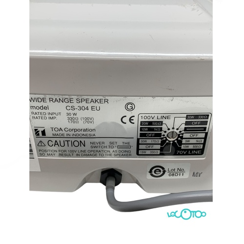 Altavoces HIFI TOA CS-304 EU