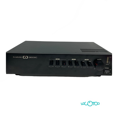 Amplificador HIFI CID 240-EVAC 600 W