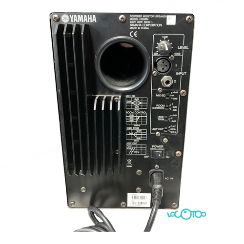 Monitor Estudio YAMAHA HS80 60 W 2 Unidades