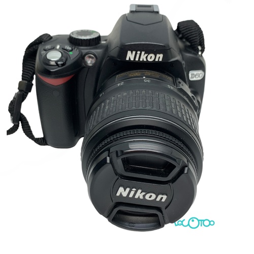 Cámara Réflex NIKON D60 18 mm 10.2 MPX SD C