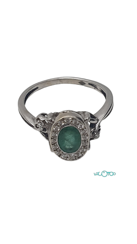  ANILLO ORO 18K CON PIEDRA 