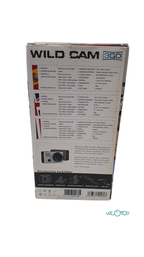 Videocámara Deportiva 3GO WILD CAM 1080P
