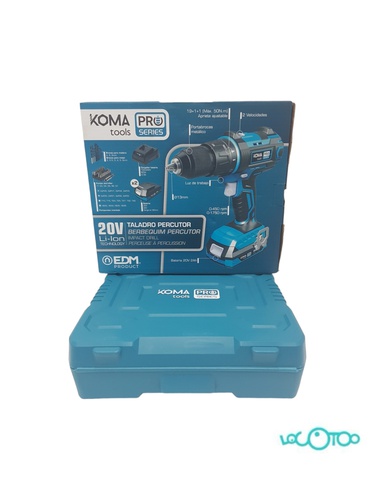 Taladro Batería KOMA TOOLS PRO SERIES 2 Bat