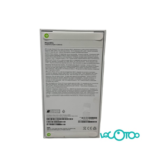 Smartphone APPLE IPHONE 15 PRO Libre 256 GB