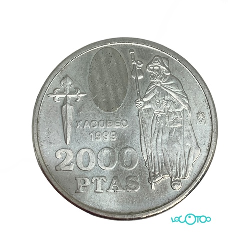 Coleccionismo MONEDA 2000 PESETAS XACOBEO C